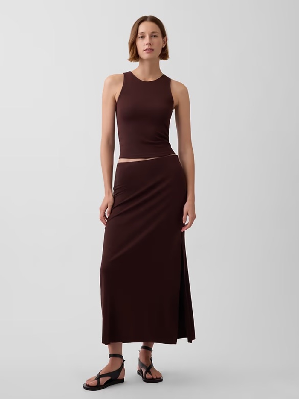 GAP Brown Maxi Skirt NWT